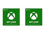 2-Ct Xbox $100 Gift Card (Email Delivery) $168