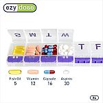 Ezy Dose Weekly (7-Day) X-Large Pill Organizer $2.61