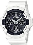 Casio Men's G-Shock GAS-100B-7ACR Solar White Resin Watch $108