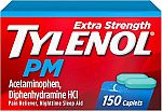 150-Count Tylenol PM Extra Strength Acetaminophen Nighttime Pain Reliever & Sleep Aid Caplets $7.69