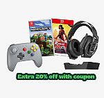 Woot - Summer Gaming Sale + extra 20% off