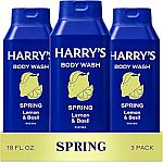 3-Pack 18-Oz Harry's Men's Body Wash (Spring) $12