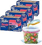 136-Ct Ziploc Quart Food Storage Bags $11 & More