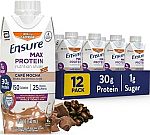12-Pk 11-Oz Ensure Max Protein Nutrition Shake $14.80