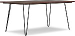 SIMPLIHOME Hunter 66" Wide Solid Mango Wood Dining Table $101.40