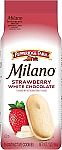 7-Oz Pepperidge Farm Milano White Chocolate Strawberry Flavored Cookies $2.78