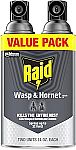 2-pack 14-oz Raid Wasp & Hornet Killer Spray $6