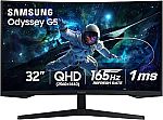 Samsung 32" Odyssey G55C QHD 1000R Curved Gaming Monitor (Used: Like New) $121