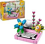 LEGO Creator 3 in 1 Typewriter with Flowers 31169 $19 and more