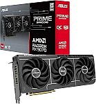 ASUS Prime Radeon RX 9070 EVO 16GB GDDR6 OC Edition Gaming Graphics Card $630