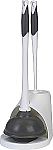 Clorox Toilet Bowl Brush & Plunger Combo Set w/ Storage Caddy $5.97
